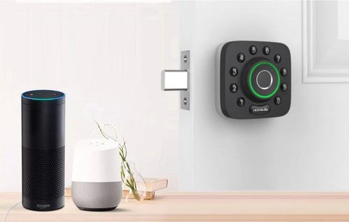 Combo Ubolt Pro + Bridge Cerrojo Biometrico Huella Wi-fi