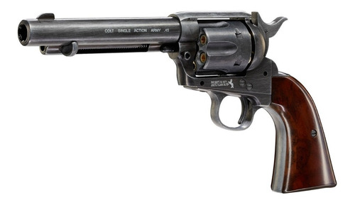 Revolver Aire Comprimido Colt Saa 4,5mm Diabolo Metalica.