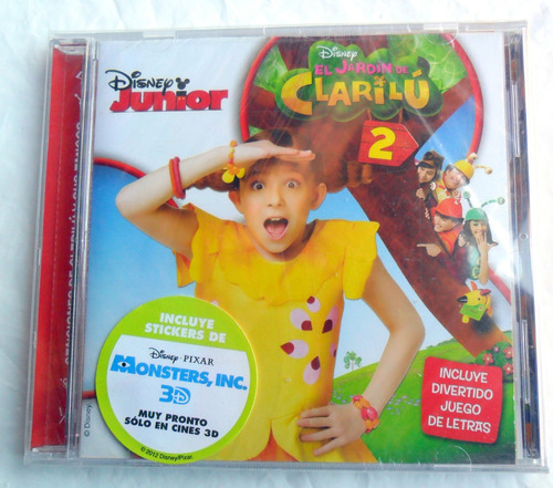 El Jardín De Clarilu 2 Disney Junior Cd Nuevo Juego Stickers