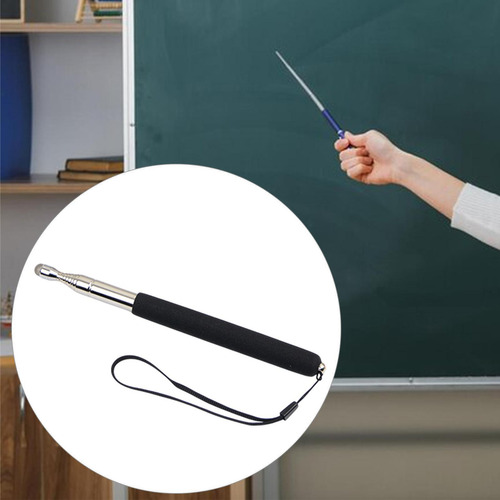 Telescópico Maestro Hand Pointer Retráctil Negro