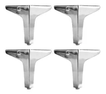 Comprar Pata Metal L Regaton Pvc Pack X 4 Muebles Sillones Color Plateado