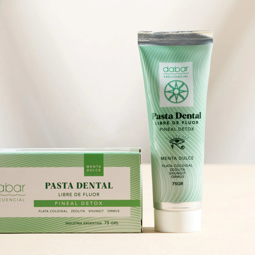 Pasta Dental Detox Pineal Dabar Menta 75g Naturalista Salud