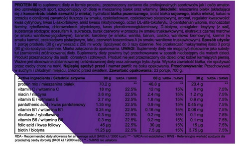 Proactive - Proteina 80 (regeneración Muscular) 700 Grs