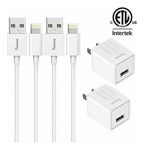 Cargadores De iPhone, Pantom 2 Enchufes Adaptadores De Carga