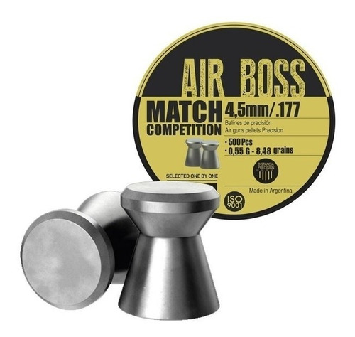 Balines Air Boss Match Competition 4,5 X 500unid Air Comp