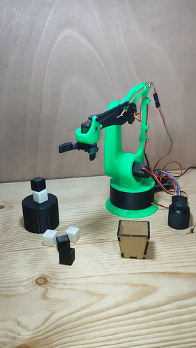 Electrónica De Brazo Mecánico Robot Compatible Con Arduino