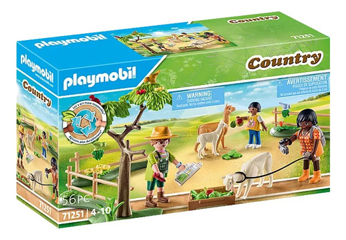 Playmobil Country Paseo Con Alpaca Mod 71251 - 56 Piezas