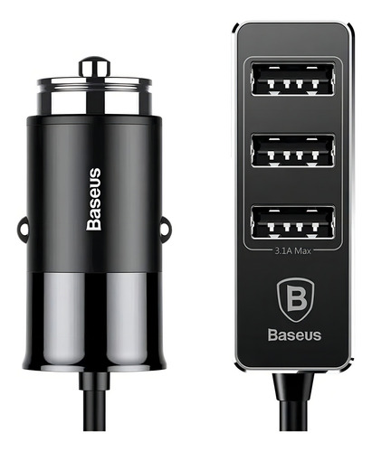 Cargador De Auto Patulous 4usb 5.5a Baseus | Tecnoshop
