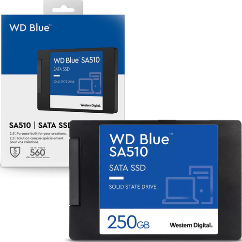 Disco Solido Ssd 250gb Western Digital Sa510 Pc Notebook