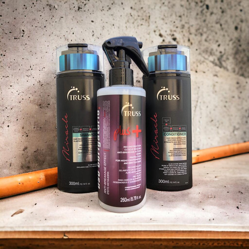 Miracle Shampoo E Condicionador 300ml + Plus+ 260ml Truss