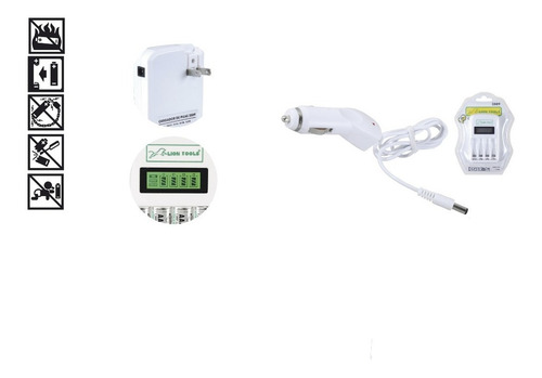 Imagen 2 de 2 de Cargador Para Pilas Recargables Aa Y Aaa Ni-mh + Envío