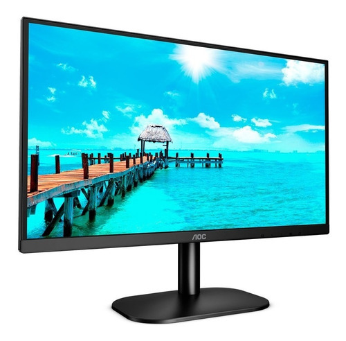 Monitor Aoc 23.8 Led Full Hd (24b2xhm) Vga/hdmi 75hz Color Negro