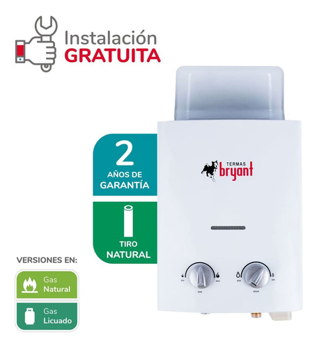 Terma A Gas 5.5 L Bryant Glp Tiro Natural