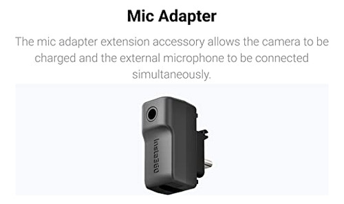 Adaptador De Micrófono Insta360 X3, Adaptador De Micrófono E