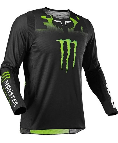 Imagen 5 de 6 de Jersey Remera Motocross Fox 360 Monster Mx #25760-001