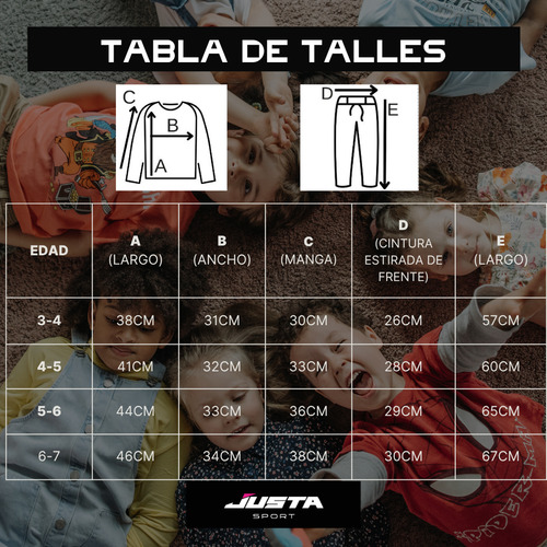 Pijama Invierno Infantil Niño Niña Estampado Térmico Frizado