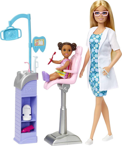 Barbie. Muñeca Dentista Con Accesorios