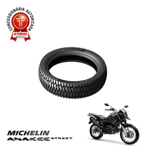 Pneu 110/90-17 60p Tl Michelin Anake Crosser 150 Bros 150