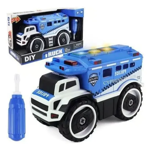 Juguete Camion Policia Camion De Emergencia Police Niños