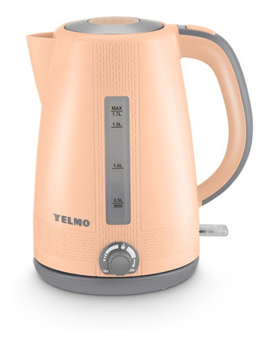 Pava Eléctrica Yelmo Pe-3901 1,7 Ltrs Termostato Regulable Color Rosa