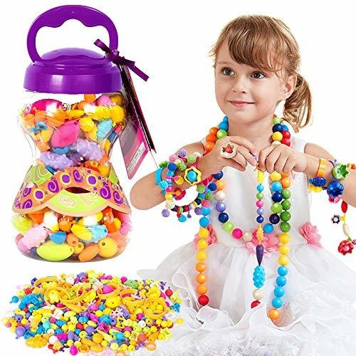 Pop Beads Girls Toys Diy Jewelry Making Kit For Girls K...