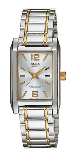 Reloj Casio Dama Rectangular Ltp-1235sg Garantía Megatime