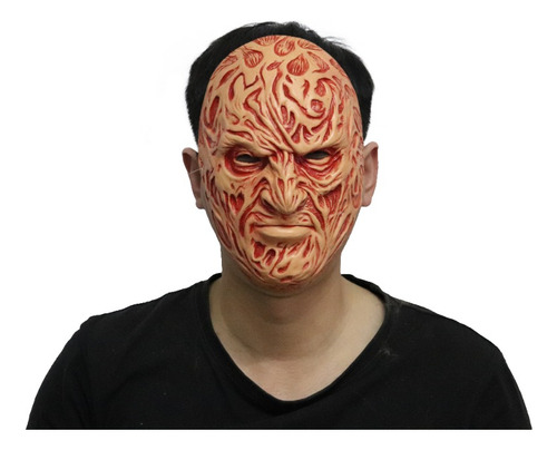 Máscara Freddy Krueger 100% Látex Disfraz Halloween