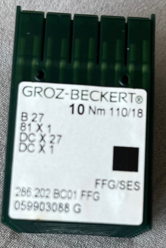 Agujas Overlock Máquina Industrial Groz-beckert Dc 110/18