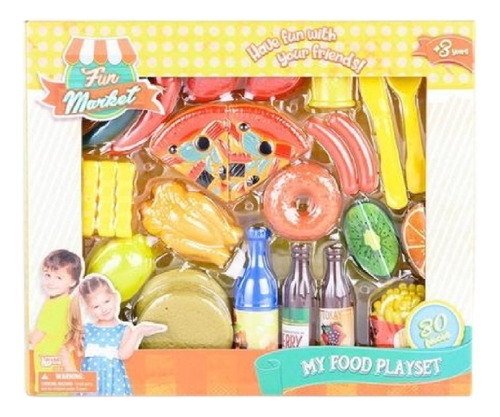 Set De Comida De Juguete 30 Pcs