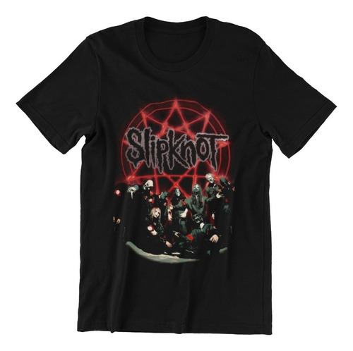 Polera Unisex Slipknot Metal Rock Banda Estampado Algodon