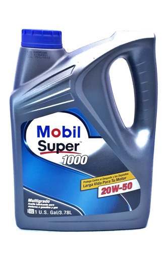 Aceite Galon Mineral Mobil 20w50