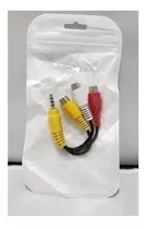 Comprar Cable Adaptador Jack 3.5mm Hembra A 3 Rca Av M/f Audio Video