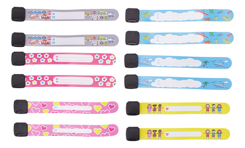 Pulsera Identificativa Reutilizable Que Puede Escribir 12 Un