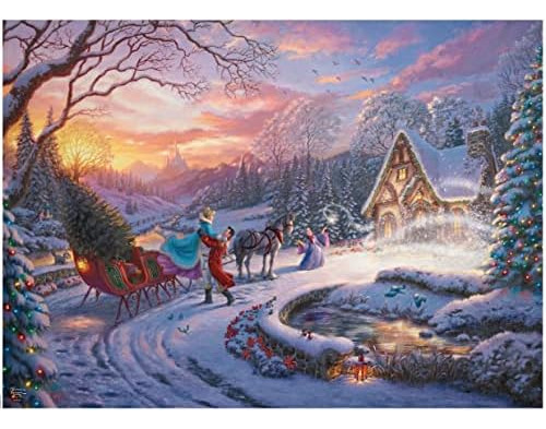 - Thomas Kinkade - Holiday - Cinderella Bringing Home T...