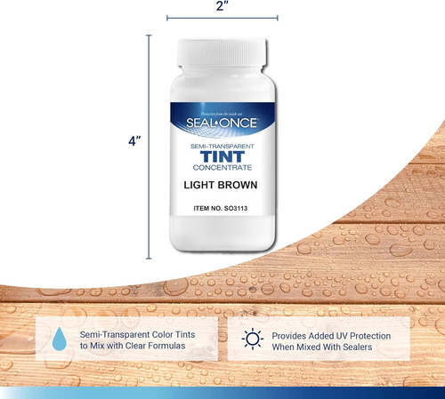Tratamiento De Madera Líquida Marrón Claro 118 Ml
