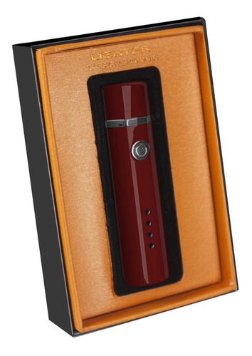 Encendedor Hexagonal Rojo Con Cable Usb Integrado Rojo
