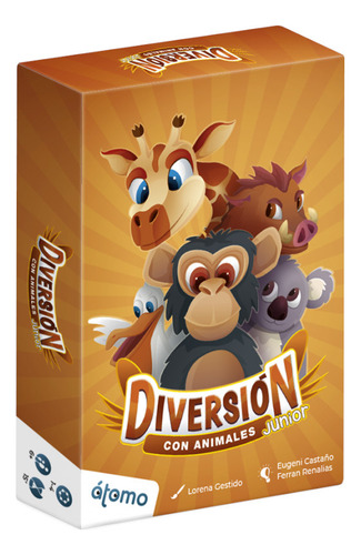 Diversion Con Animales - Juego De Mesa Para La Familia