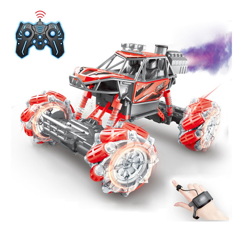 Carro Radio Control Guantes Gestos Todoterreno Humo Spray Rc