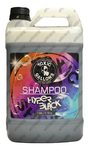 Imagen 1 de 8 de Shampoo Hyper Black Toxic Shine Galon 4 Litros