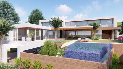 Casa Nova No Alphaville 10 | Residencial 10 | 5 Suítes | Piscina Com Borda Infinita | 6 Vagas Na Garagem - Cnc1458