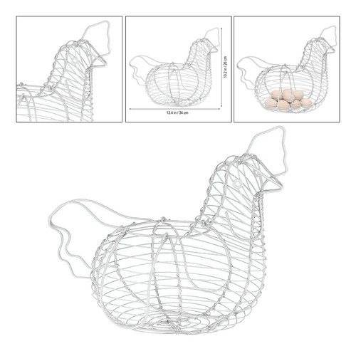 Metal Cocina Almacenamiento Huevo Soporte Chichén Estante