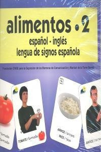 Libro Alimentos 2 Baraja Espaã¿ol/ingles Signos