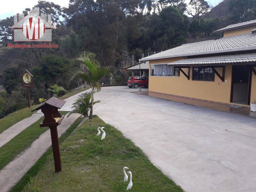 Linda Chácara Com Escritura, 03 Dormitórios, Vista Deslumbrante, Pertinho Da Cidade, À Venda, 1960 M² Por R$ 520.000 - Pedra Bela/sp - Ch0499