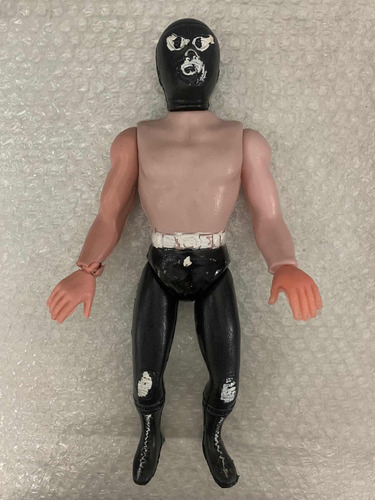 Luchador Bootleg Mexicano 30cm Plástico Inflado Vintage 70s