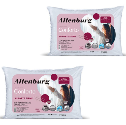 Almohada Pack 2 Sommier Dormitorio Colchón