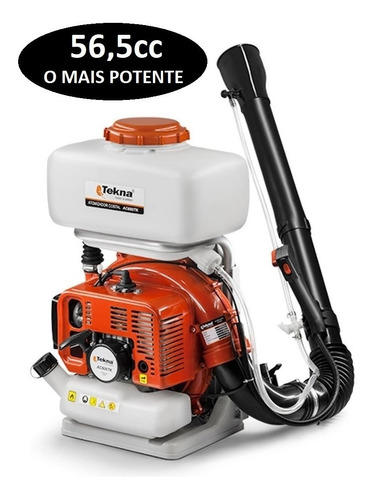 Atomizador Costal 2t 56,5cc À Gasolina - Ac600tky Tekna Cor Laranja