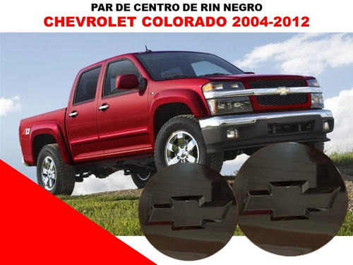 Par De  Centros De Rin Chevrolet Colorado 04-12 83 Mm Negro