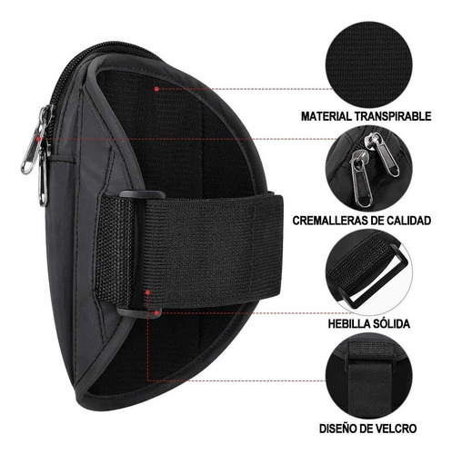 Funda Brazalete Bolsa Brazo Deporte Celular Ejercicio Correr