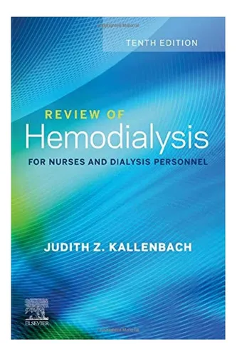 Libro: Revisión De La Hemodiálisis Para Enfermeras Y Diálisi