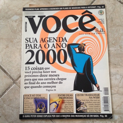 Revista Você S/a Ed19 Ano 3 Jan2000 Quer Trabalhar Na Web